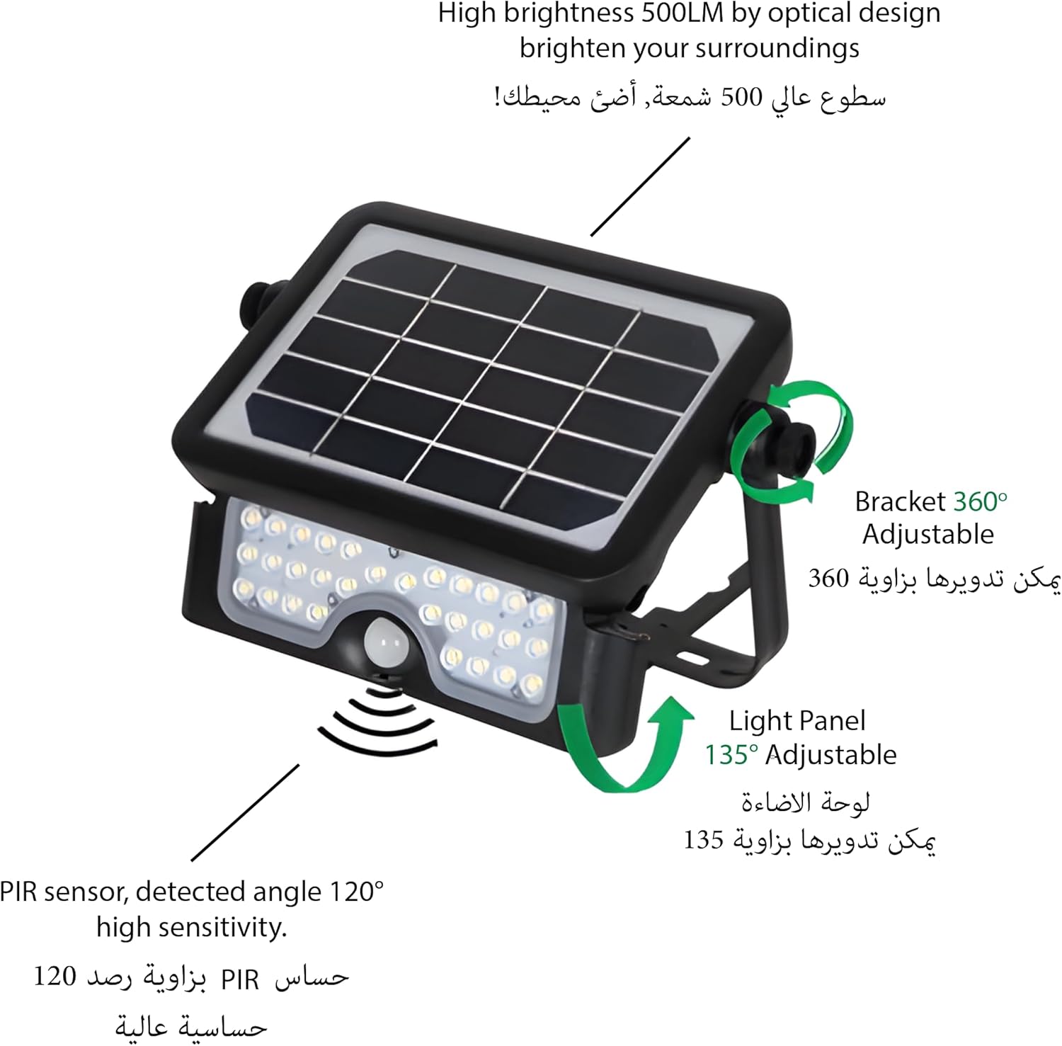 Solar light Outdoor With Motion Sensor