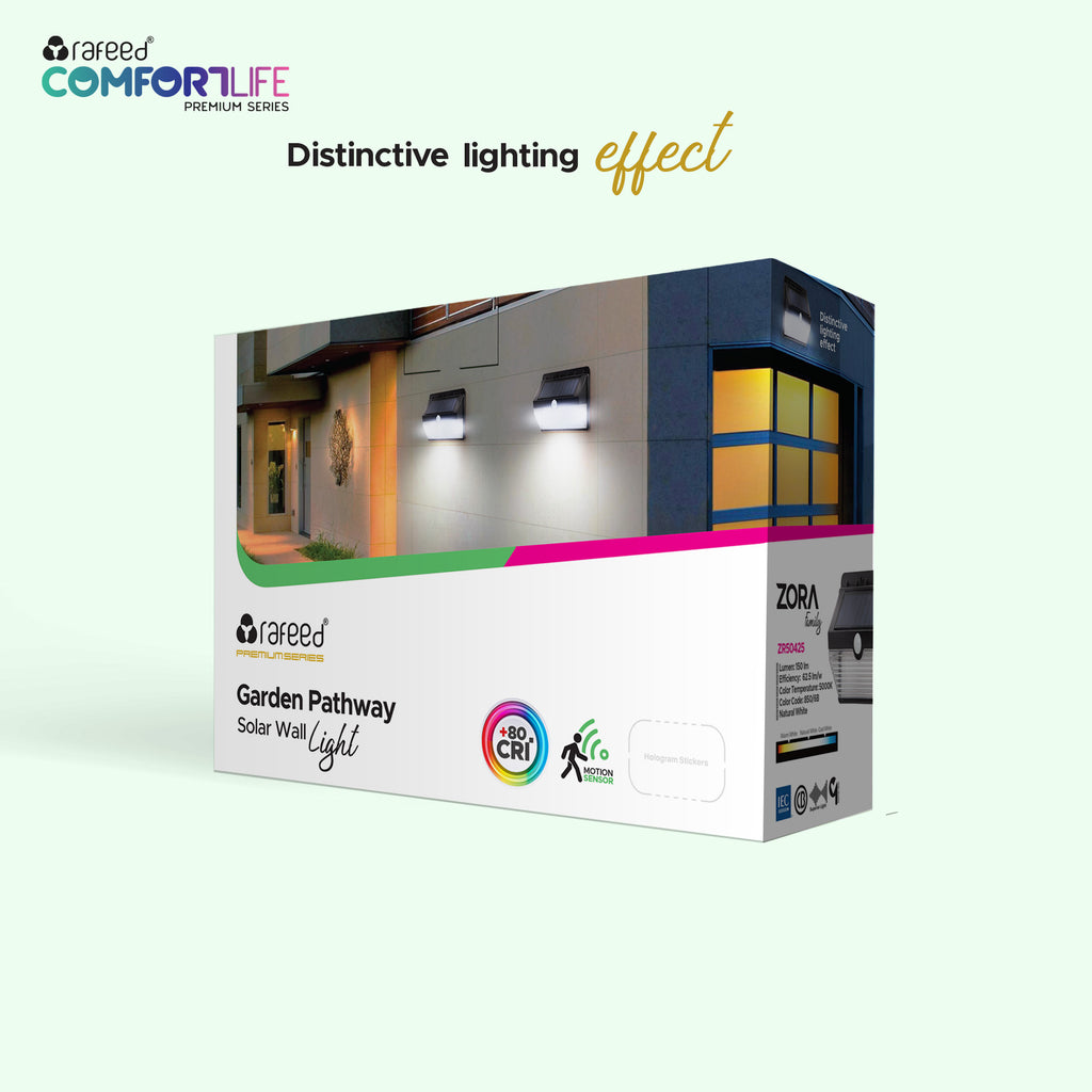 Solar light Outdoor, LED Wall Mounted